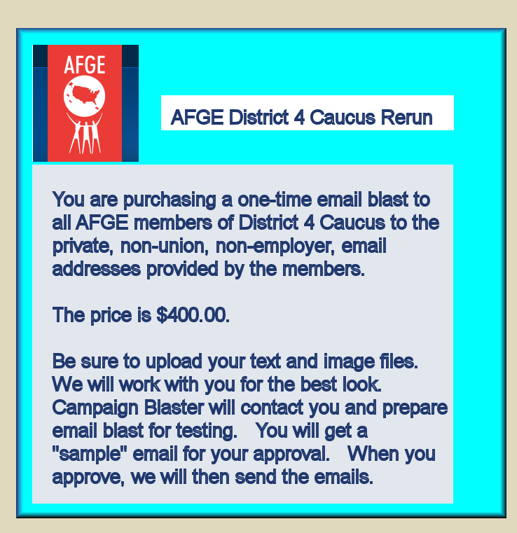 2024 AFGE Caucus District 4 Rerun